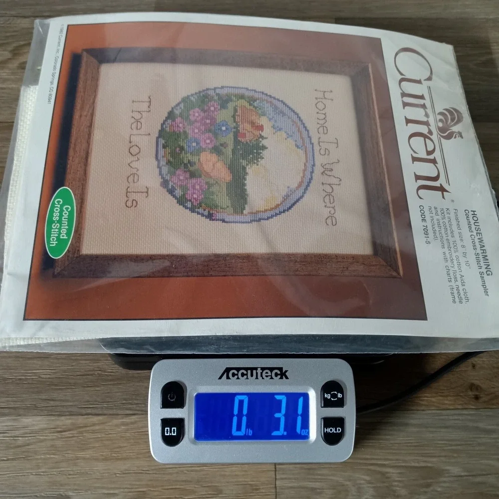 Current Housewarming Counted Cross Stitch Sampler Kit Home Decor 8